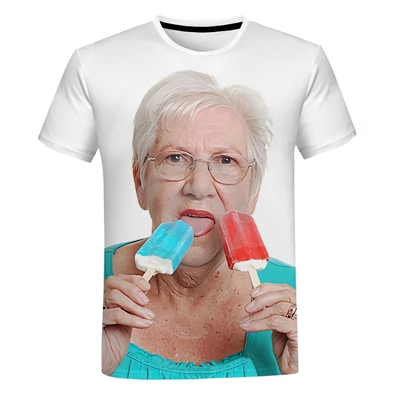 Street Fashion Plus Size - T-shirt da uomo Summer Fun New