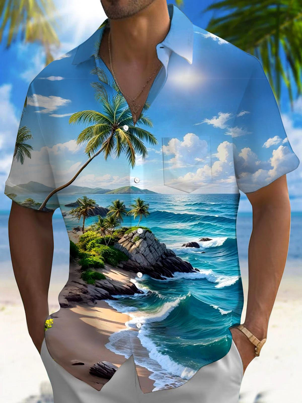 Street Fashion Walking - Nuova Camicia Hawaiana Primavera/Estate alla Moda,