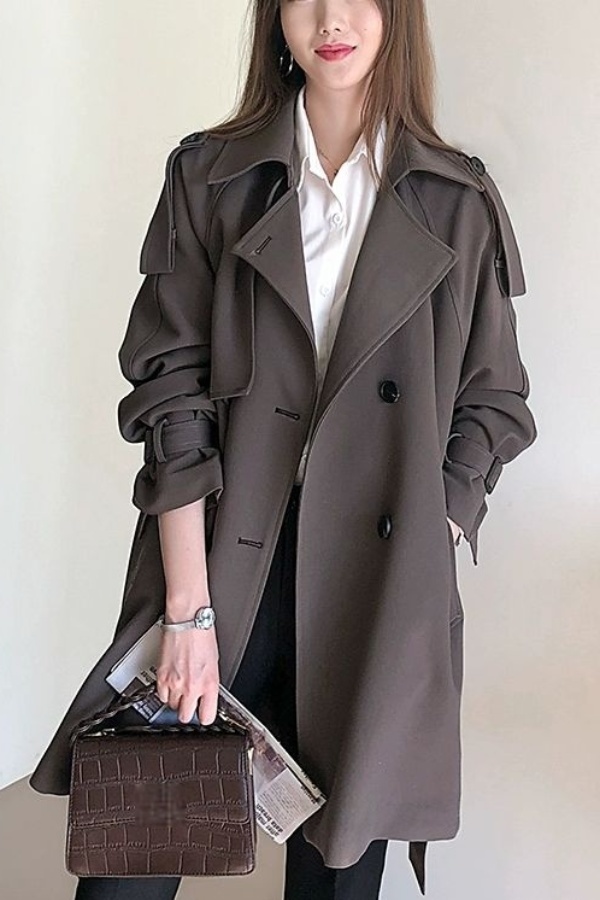 Trench marrone Impermeabile da - Street Fashion China Beautiful Girls recensione e prezzo