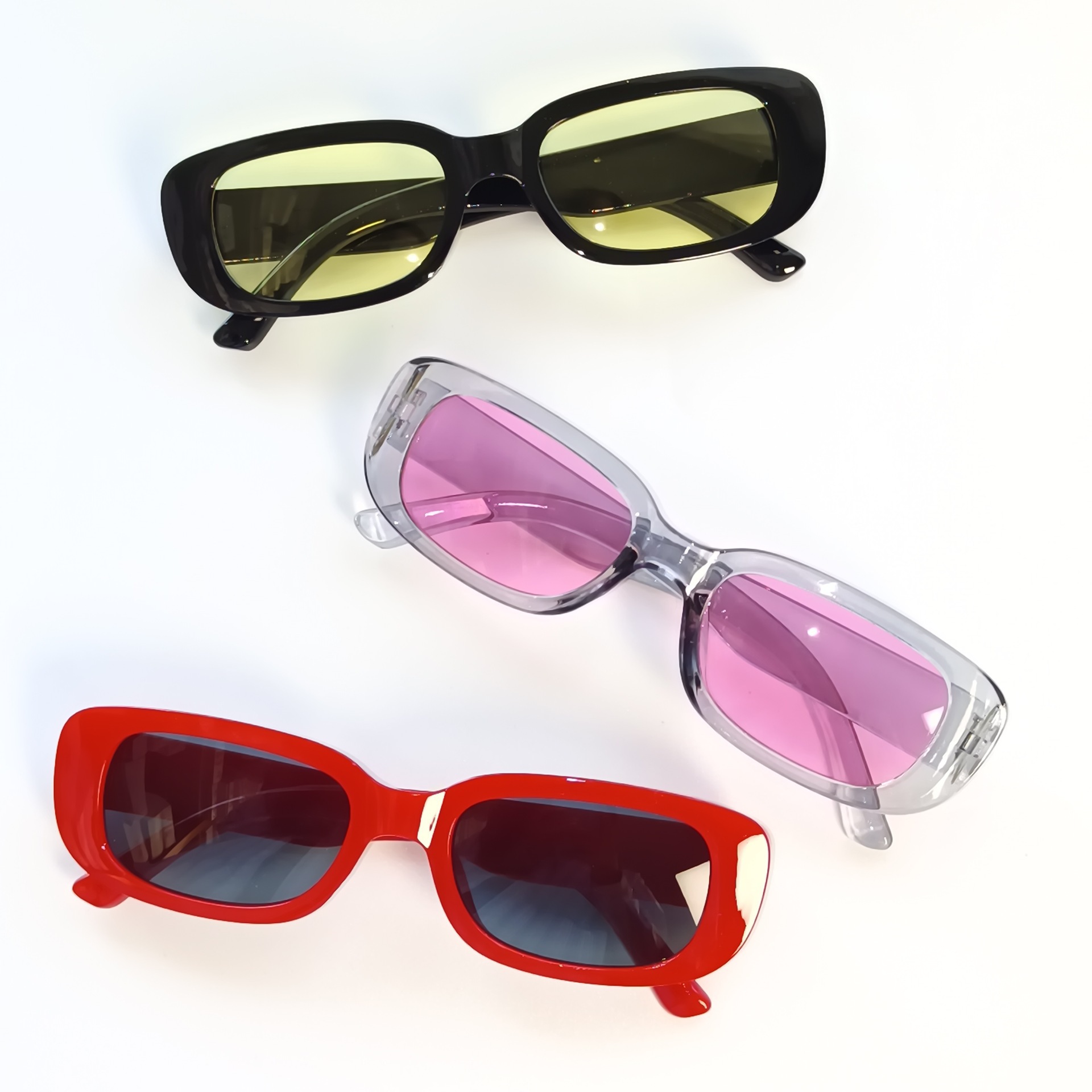 Nuovi occhiali da sole rettang - Street Fashion Photo recensione e prezzo