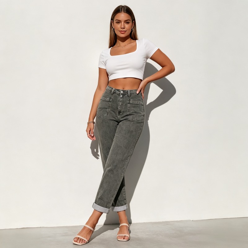 Jeans a Zampa Larghi da Donna  - Street Fashion Plus Size recensione e prezzo