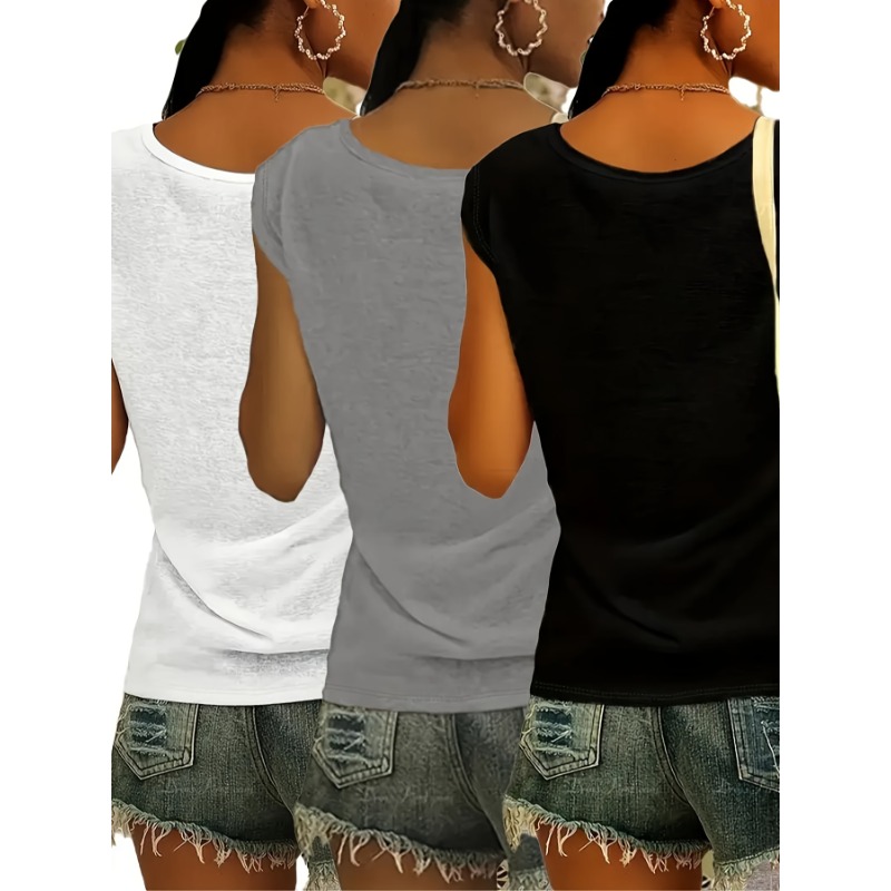 T-shirt senza maniche con scol - Street Fashion Plus Size recensione e prezzo