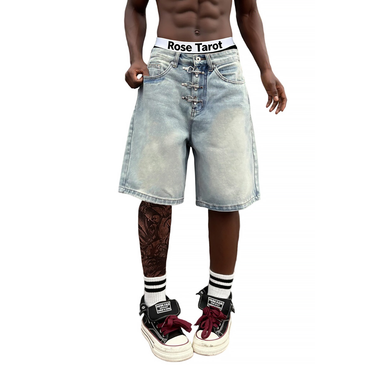 Jeans Corti Larghi da Uomo con - Street Fashion Baggy recensione e prezzo
