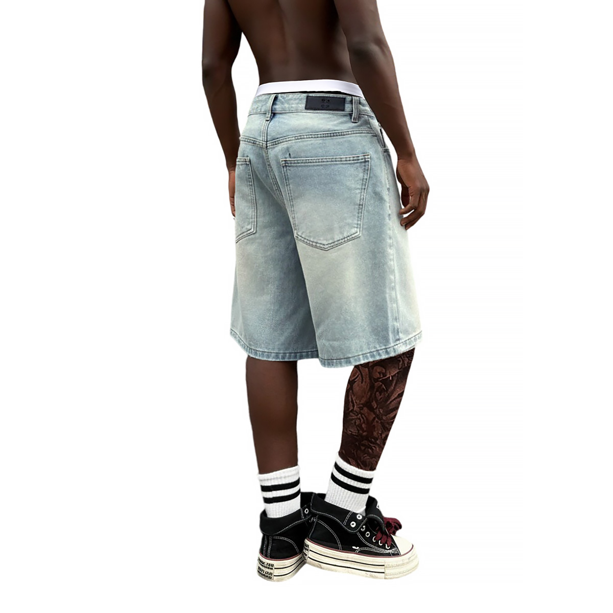 Jeans Corti Larghi da Uomo con - Street Fashion Baggy recensione e prezzo