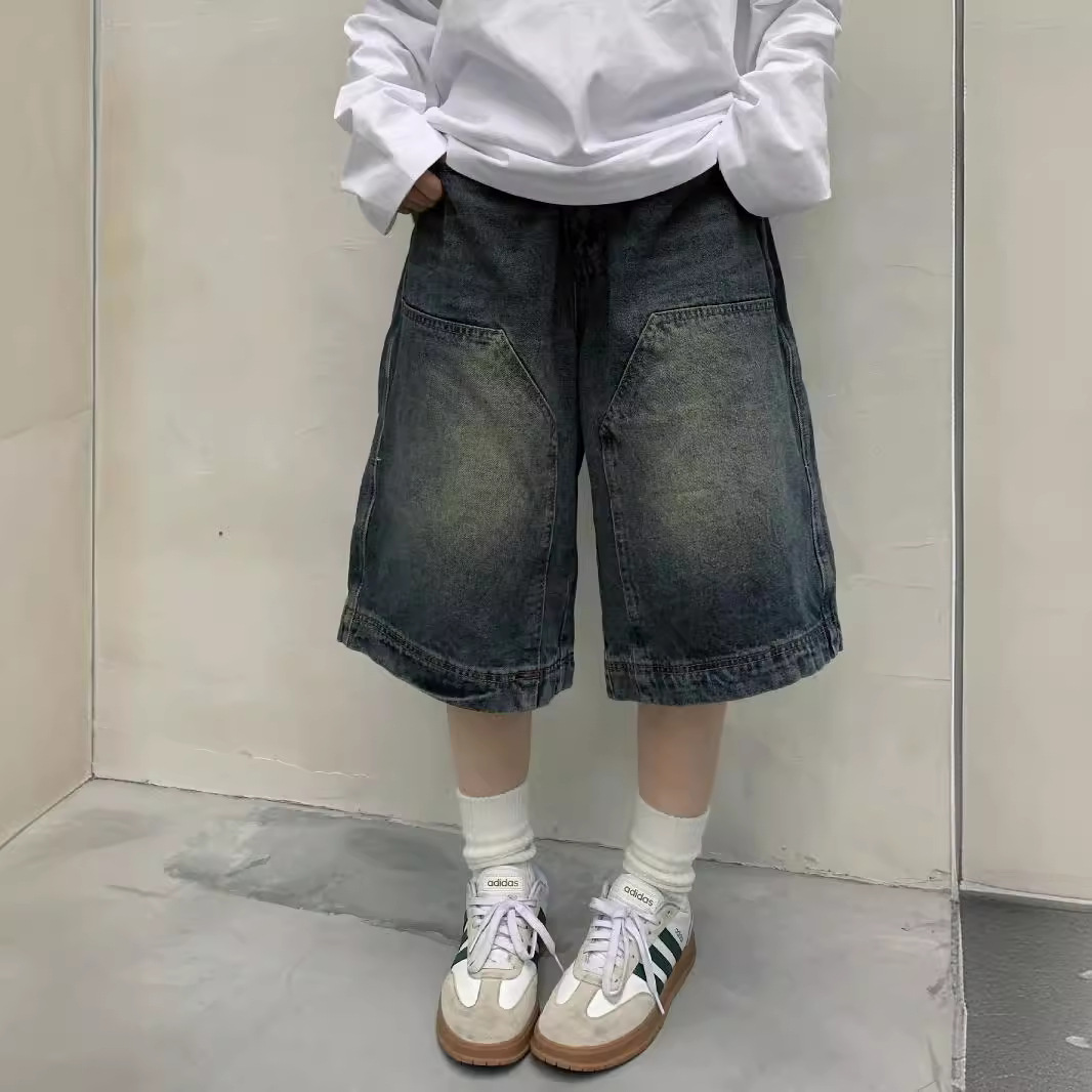 Pantaloncini jeans larghi vint - Street Fashion Baggy recensione e prezzo