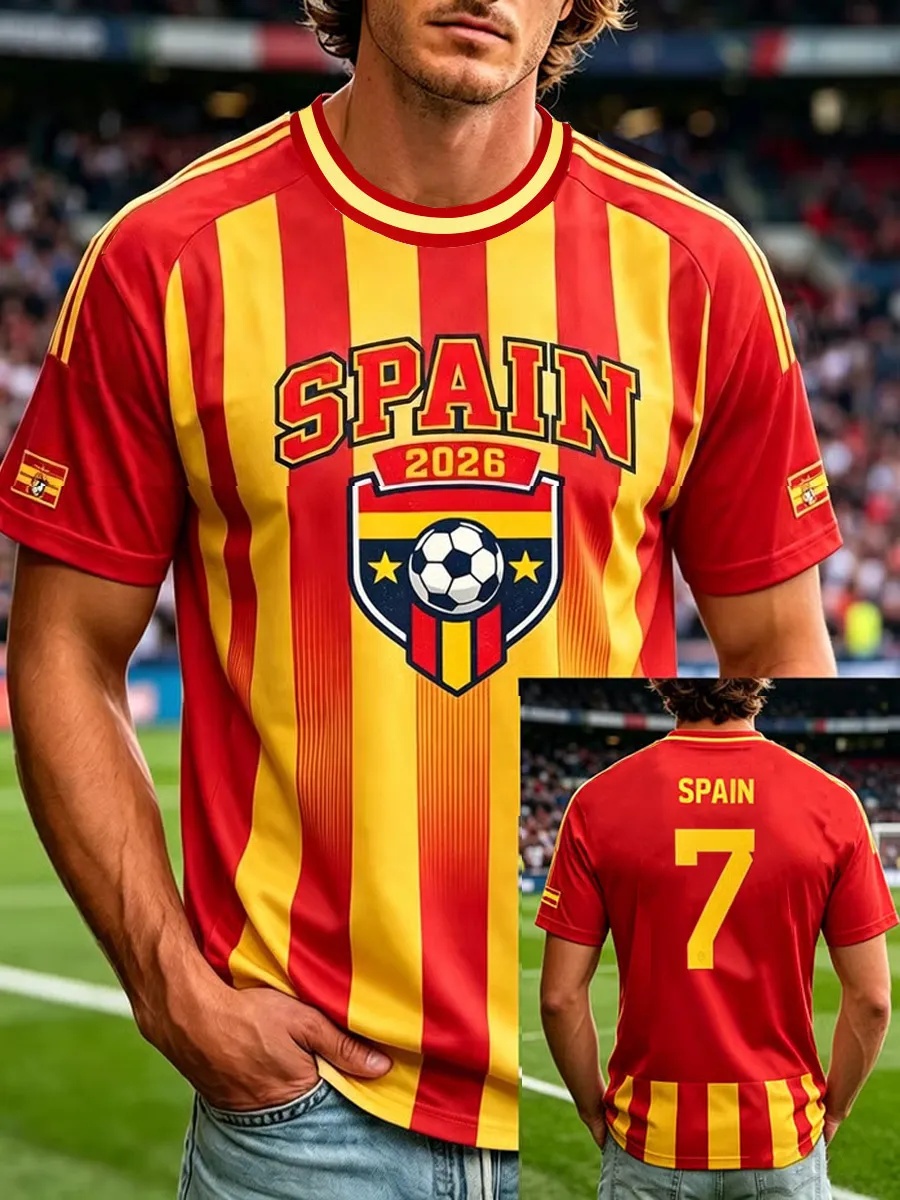 Maglietta da Calcio Spagna per - Street Fashion In Spain recensione e prezzo
