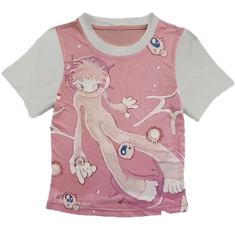 Y2K Personalità Bella T-shirt  - Street Fashion China Beautiful Girls recensione e prezzo