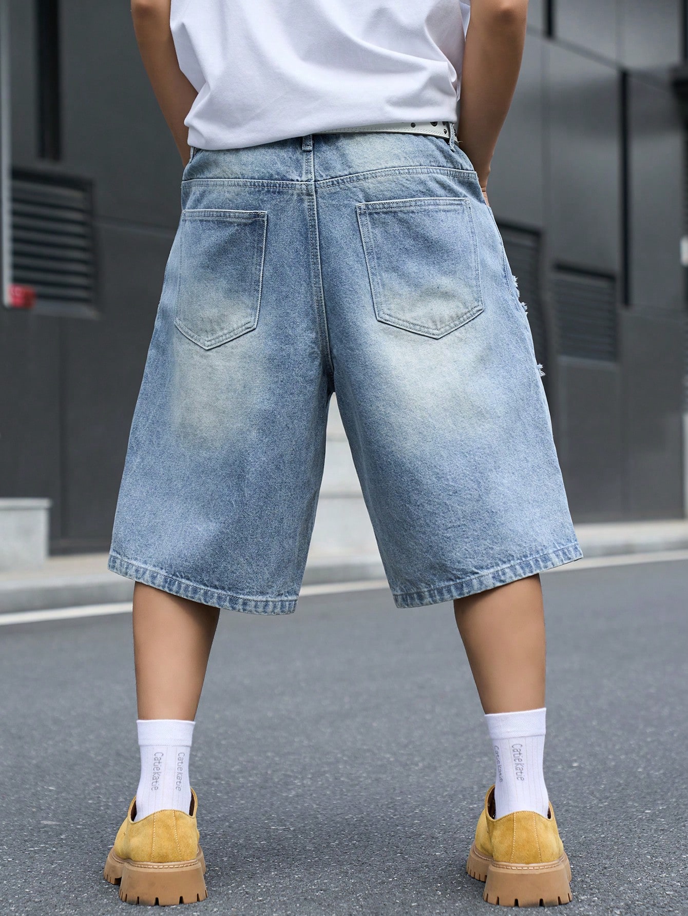 Bermuda in denim da uomo a ves - Street Fashion Hip Hop recensione e prezzo
